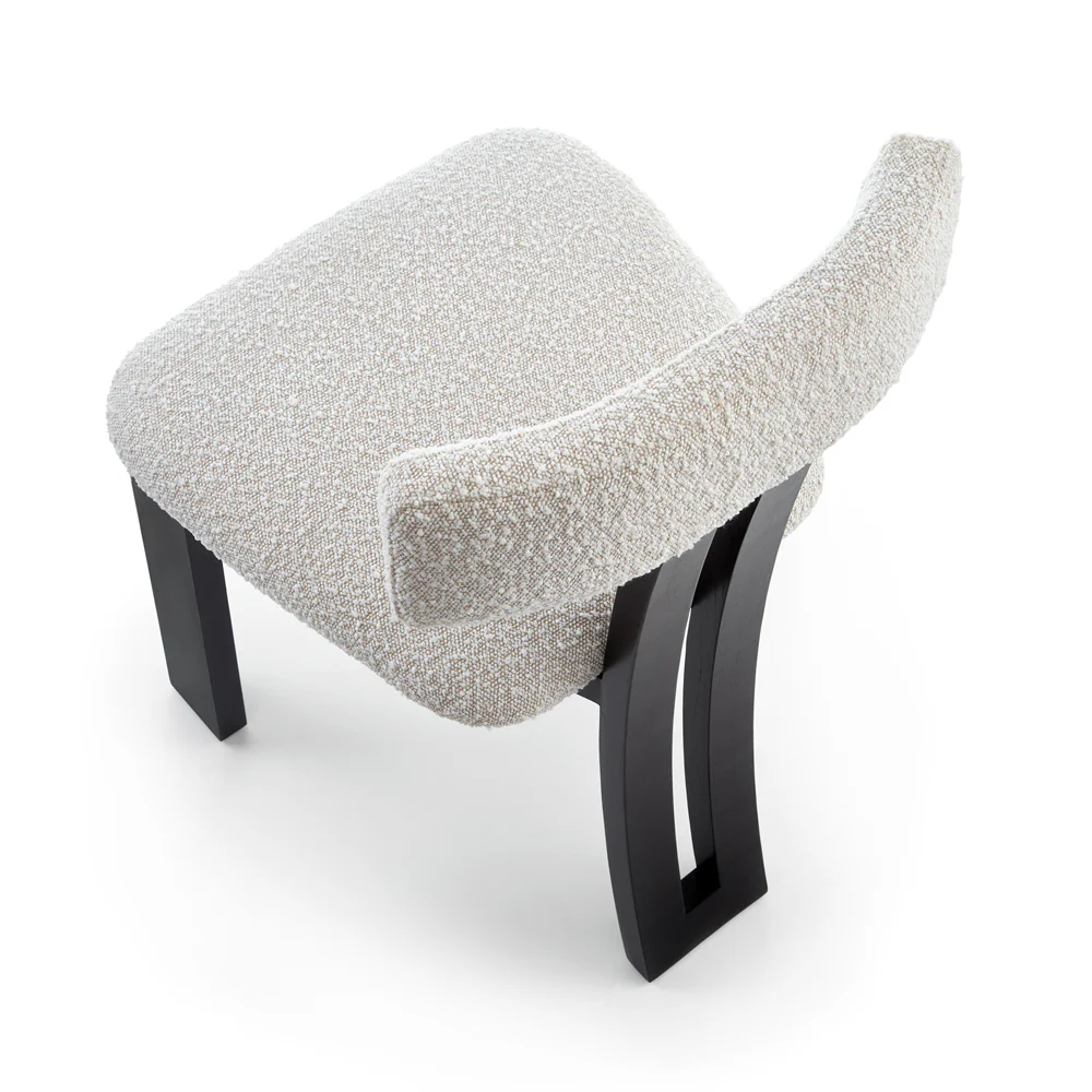 Liang & Eimil Tauron Dining Chair in Boucle Sand - Image 4