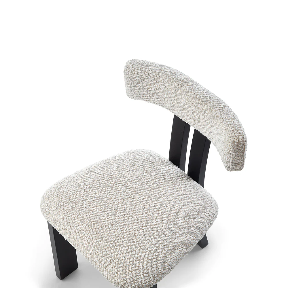 Liang & Eimil Tauron Dining Chair in Boucle Sand - Image 5