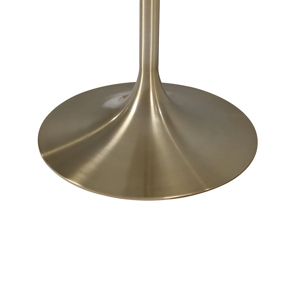 Liang & Eimil Telma Dining Table in Brass and White Marble - Large - Image 2