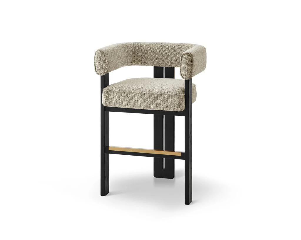 Liang & Eimil Tilda Counter Stool – Colmer Silver Grain - Image 2
