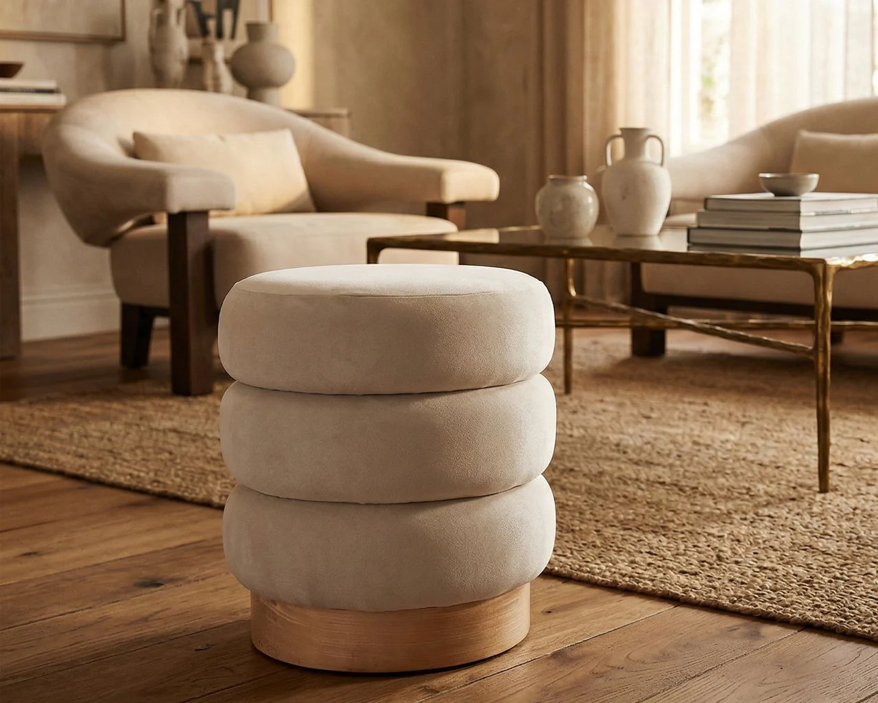 Liang & Eimil Trace Footstool – Hopper Desert - Image 7