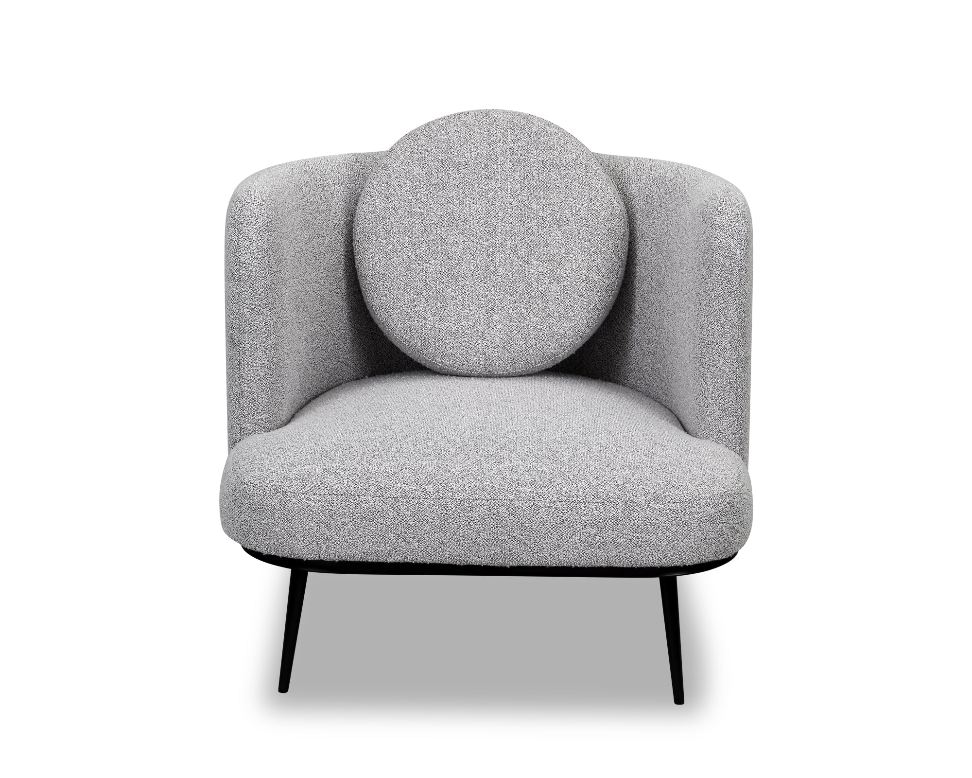 Liang & Eimil V Lux Occasional Chair in Kalpan Grey - Image 2