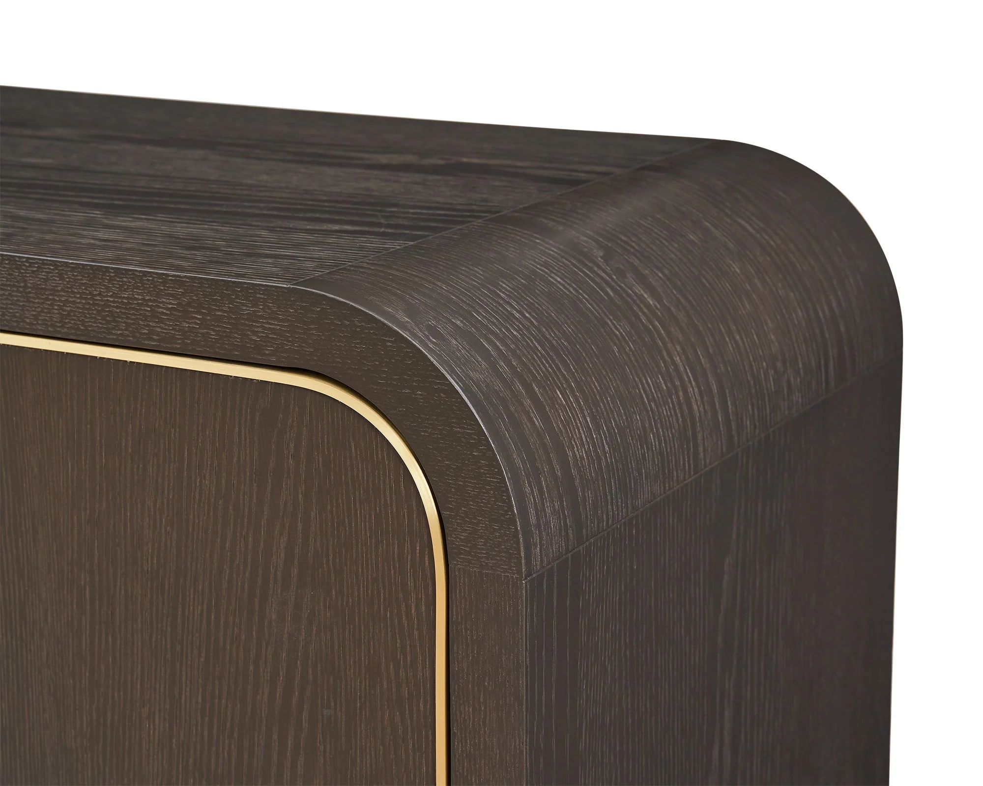 Liang & Eimil Walter Sideboard – Dark Grey Oak and Brass - Image 5
