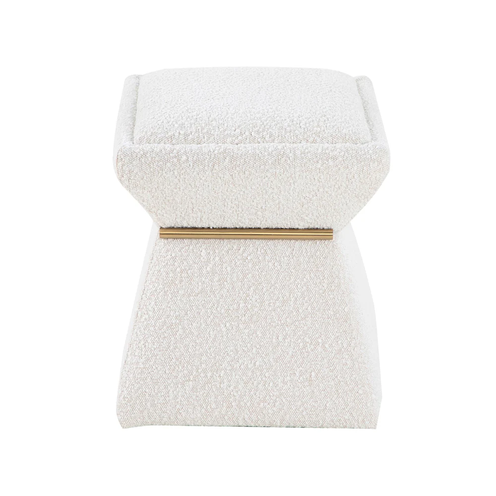 Liang & Eimil Zane Stool with Boucle Sand Fabric