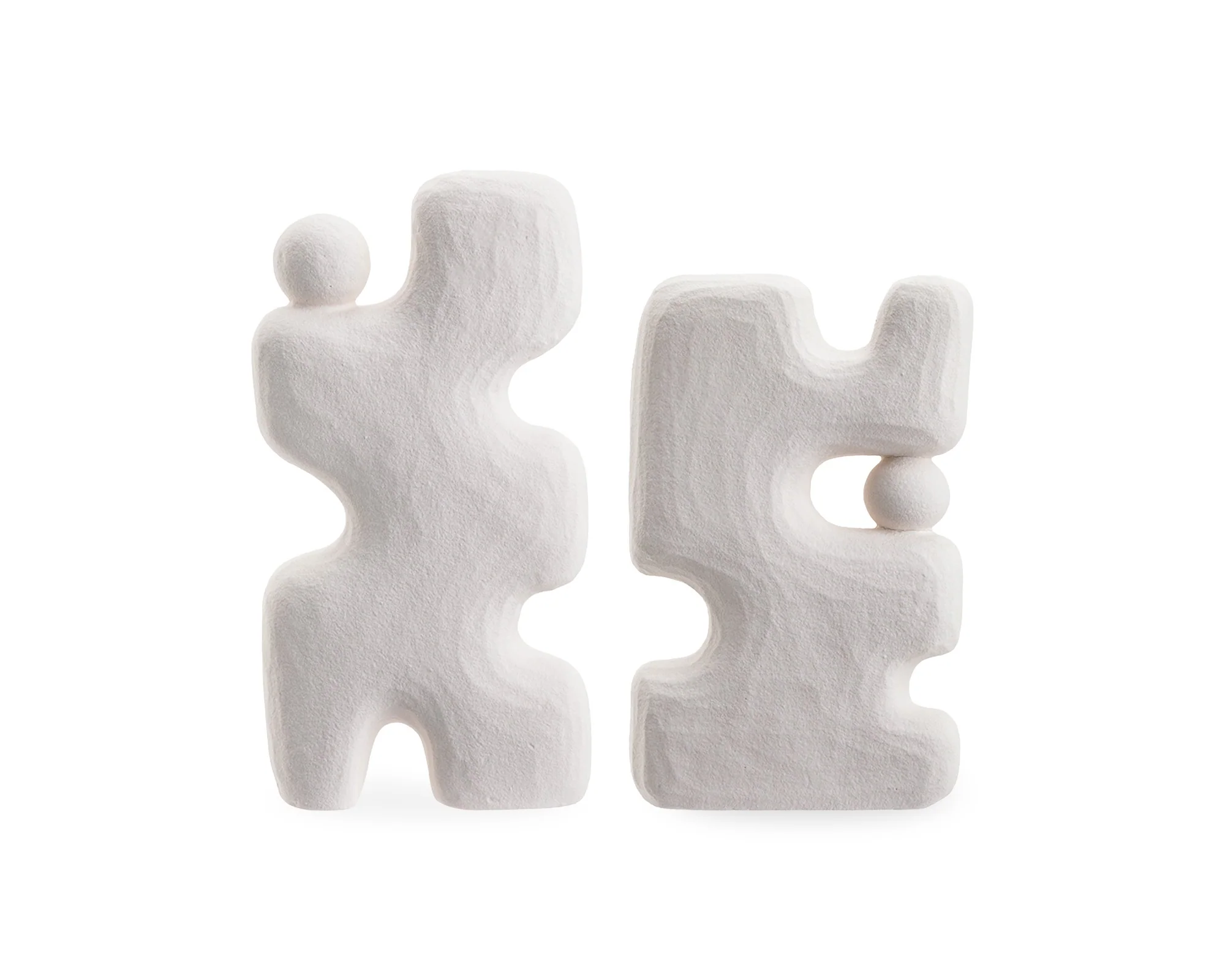 Liang & Eimil Zion Ceramic Sculpture – White - Image 2