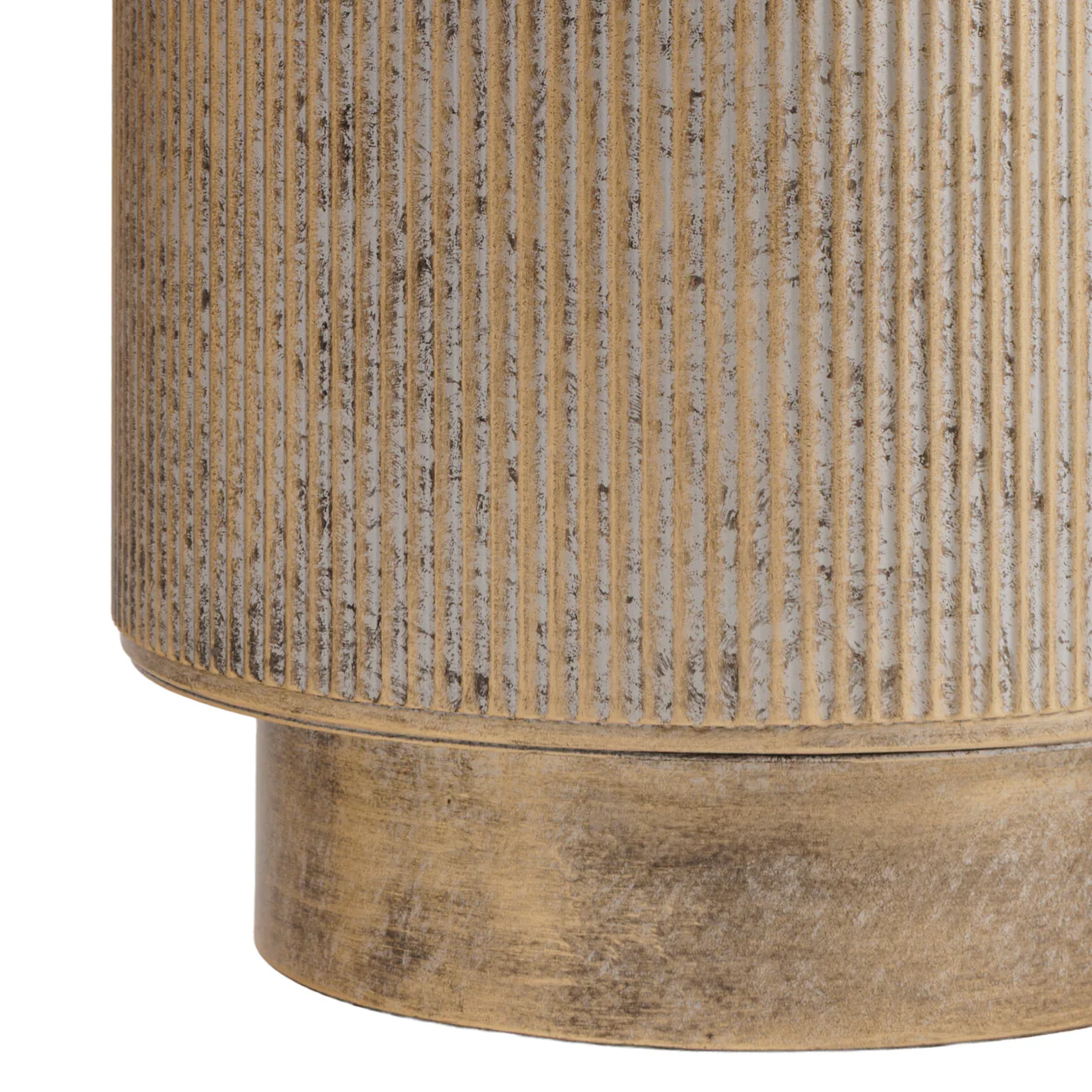 Libra Interiors Belvedere Floor Planters – Set of 3 – Aged Gold - Image 5