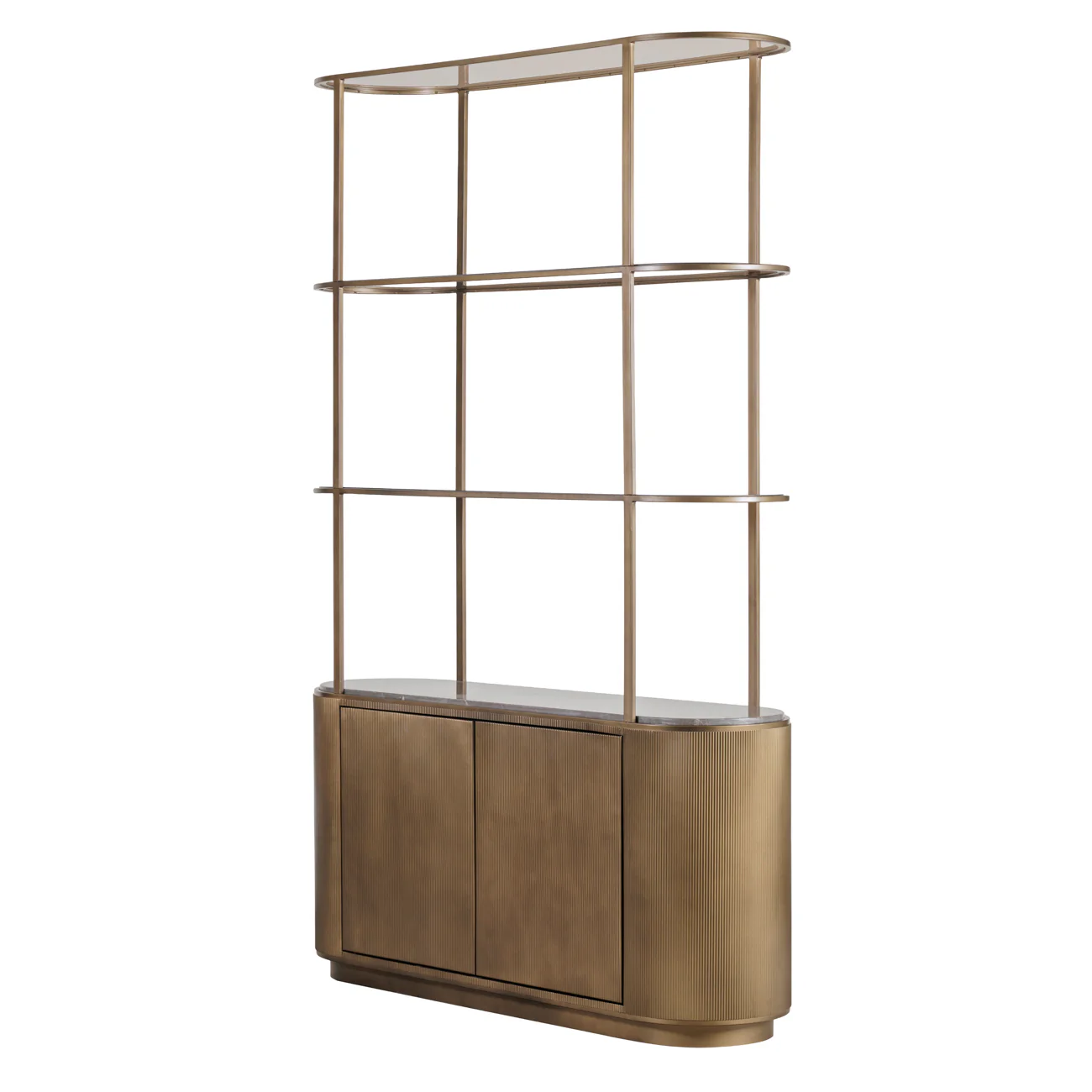Libra Interiors Belvedere Shelving Unit – Royal Gold - Image 2