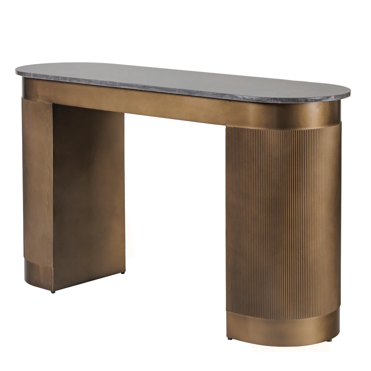Libra Interiors Belvedere Study Desk – Royal Gold - Image 2