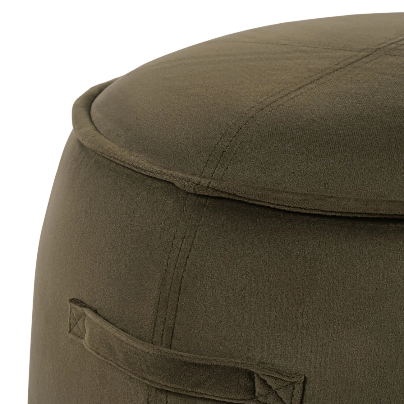 Libra Interiors Bingham Stool – Dark Green Velvet - Image 4