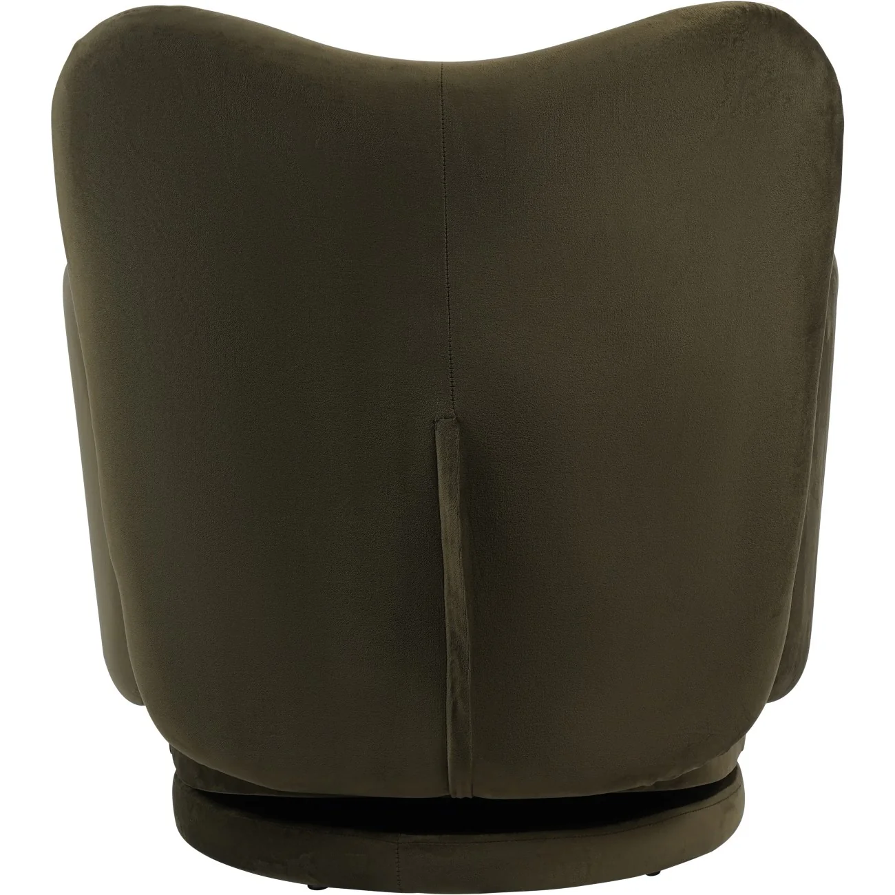 Libra Interiors Bingham Swivel Chair – Dark Green Velvet - Image 5