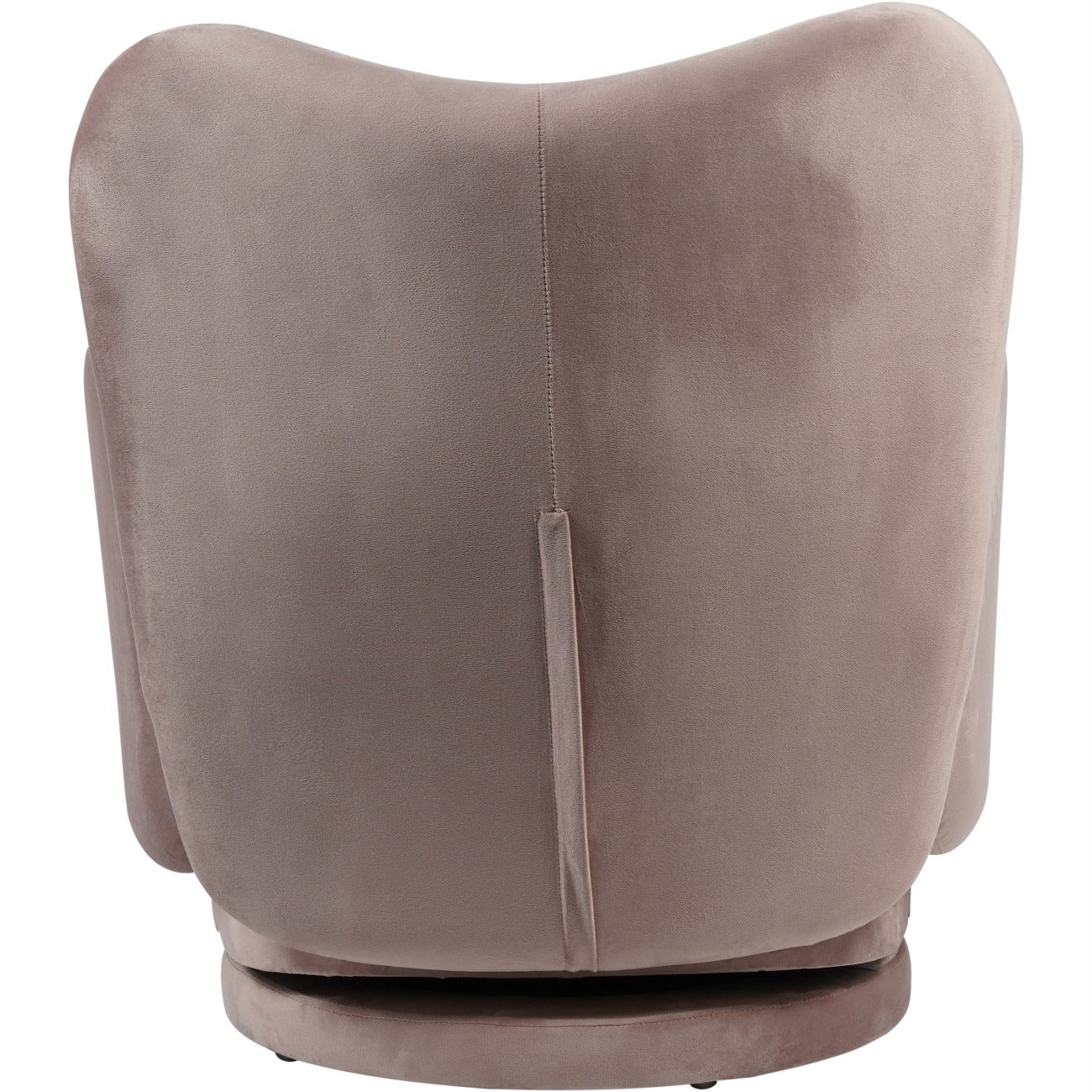 Libra Interiors Bingham Swivel Chair – Dusky Pink Velvet - Image 4