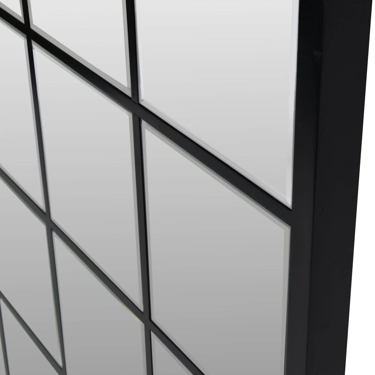 Libra Interiors Blakely Leaning Floor Mirror – Black - Image 2