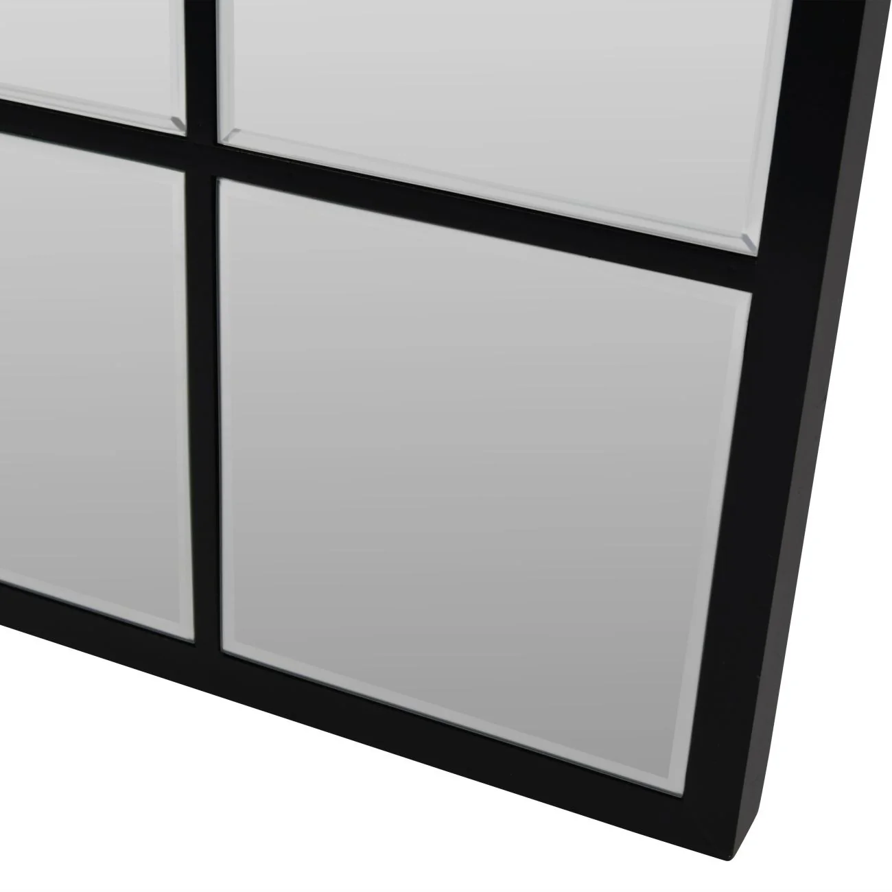 Libra Interiors Blakely Leaning Floor Mirror – Black - Image 3