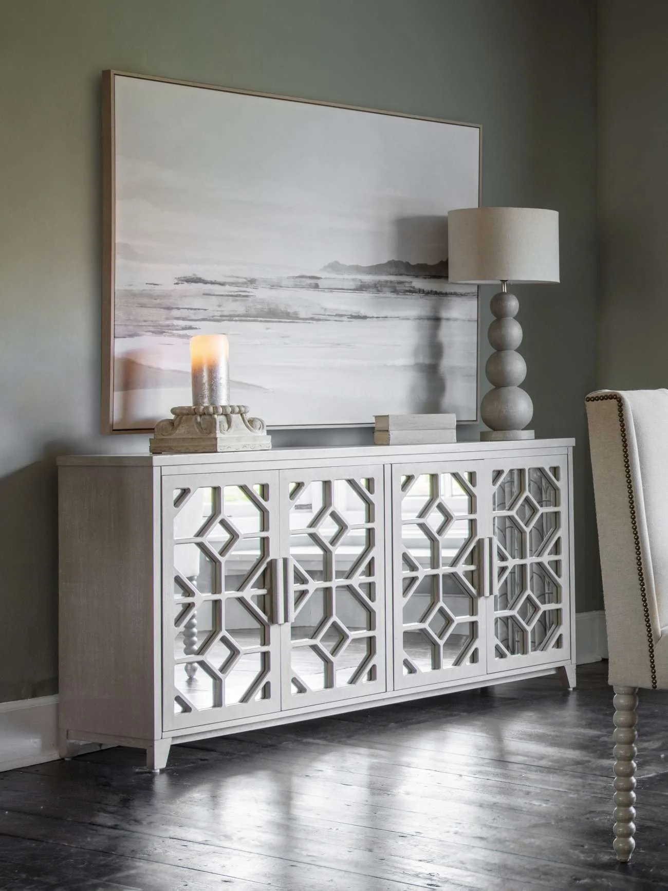 Libra Interiors Blurred Seascape Canvas - Image 6