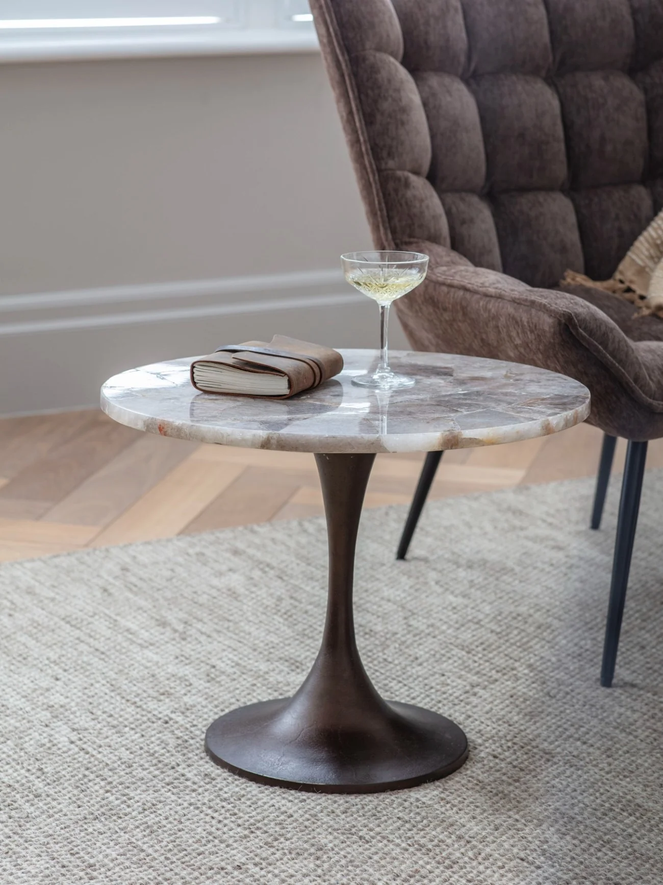 Libra Interiors Bosworth Side Table – 60cm - Image 6