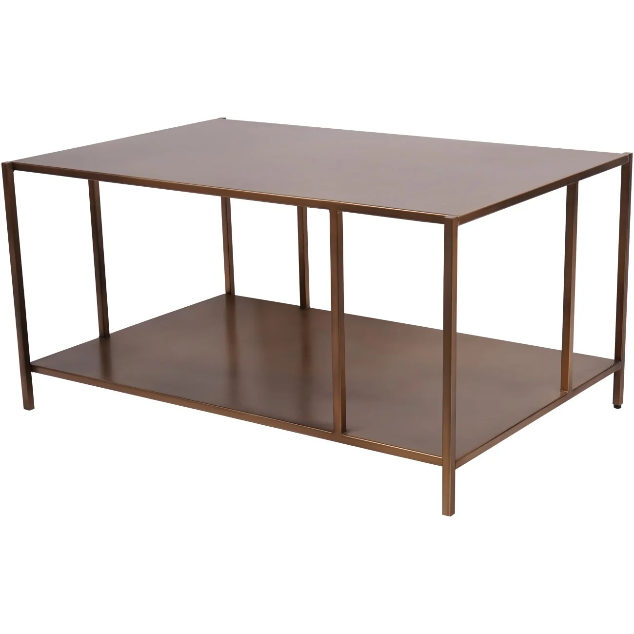 Libra Interiors Brooks Coffee Table – Brushed Champagne Gold - Image 2