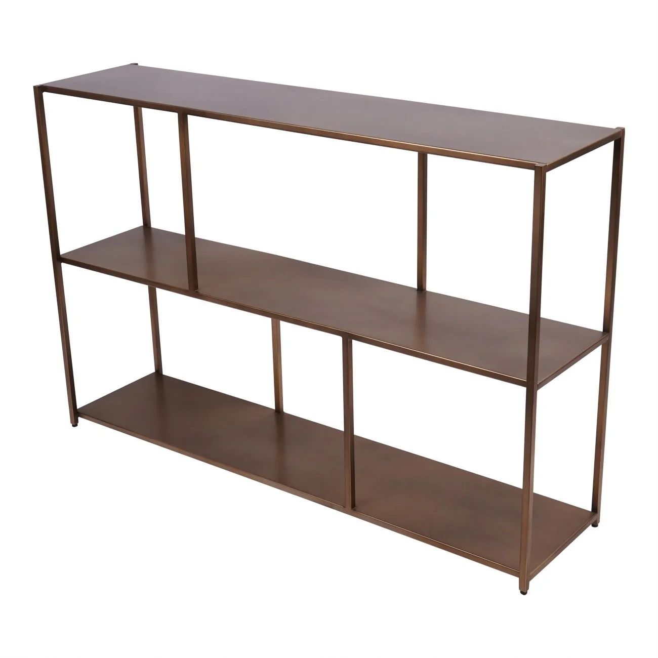 Libra Interiors Brooks Console Table – Brushed Champagne Gold - Image 3