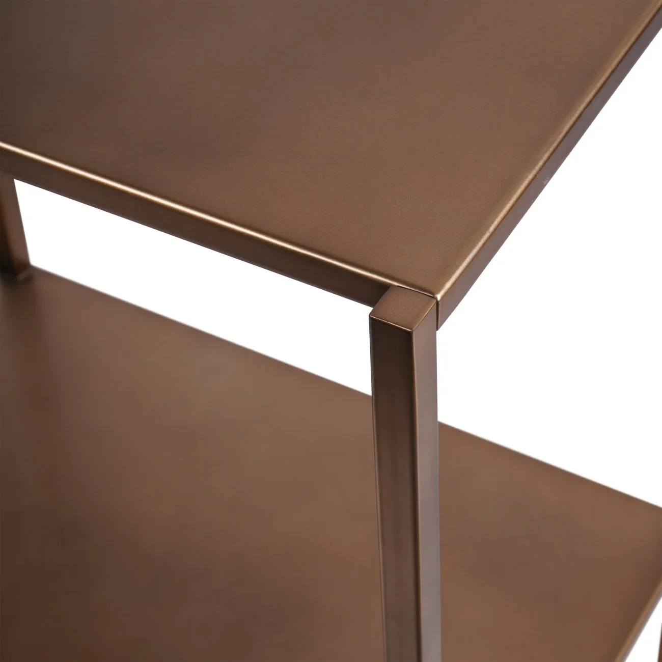Libra Interiors Brooks Console Table – Brushed Champagne Gold - Image 4