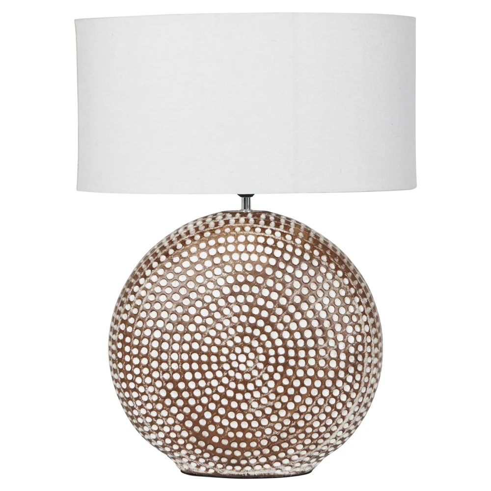 Libra Interiors Chariot Round Ceramic Lamp – 65cm