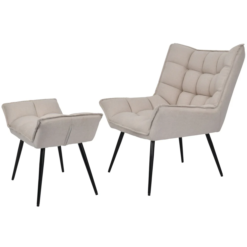 Libra Interiors Chrishall Occasional Chair β Oatmeal