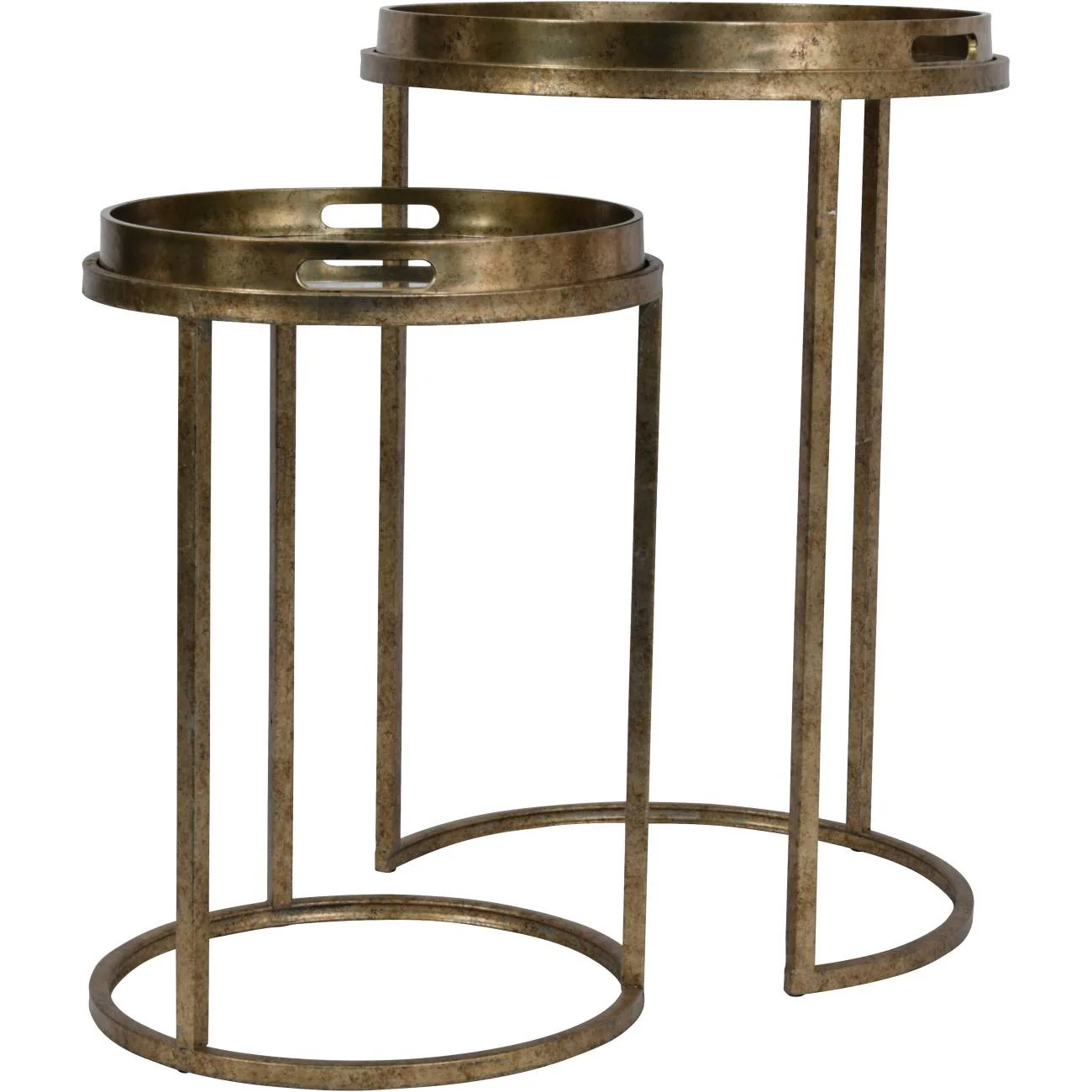 Libra Interiors Constellation Map Side Tray Tables – Set of 2 - Image 2