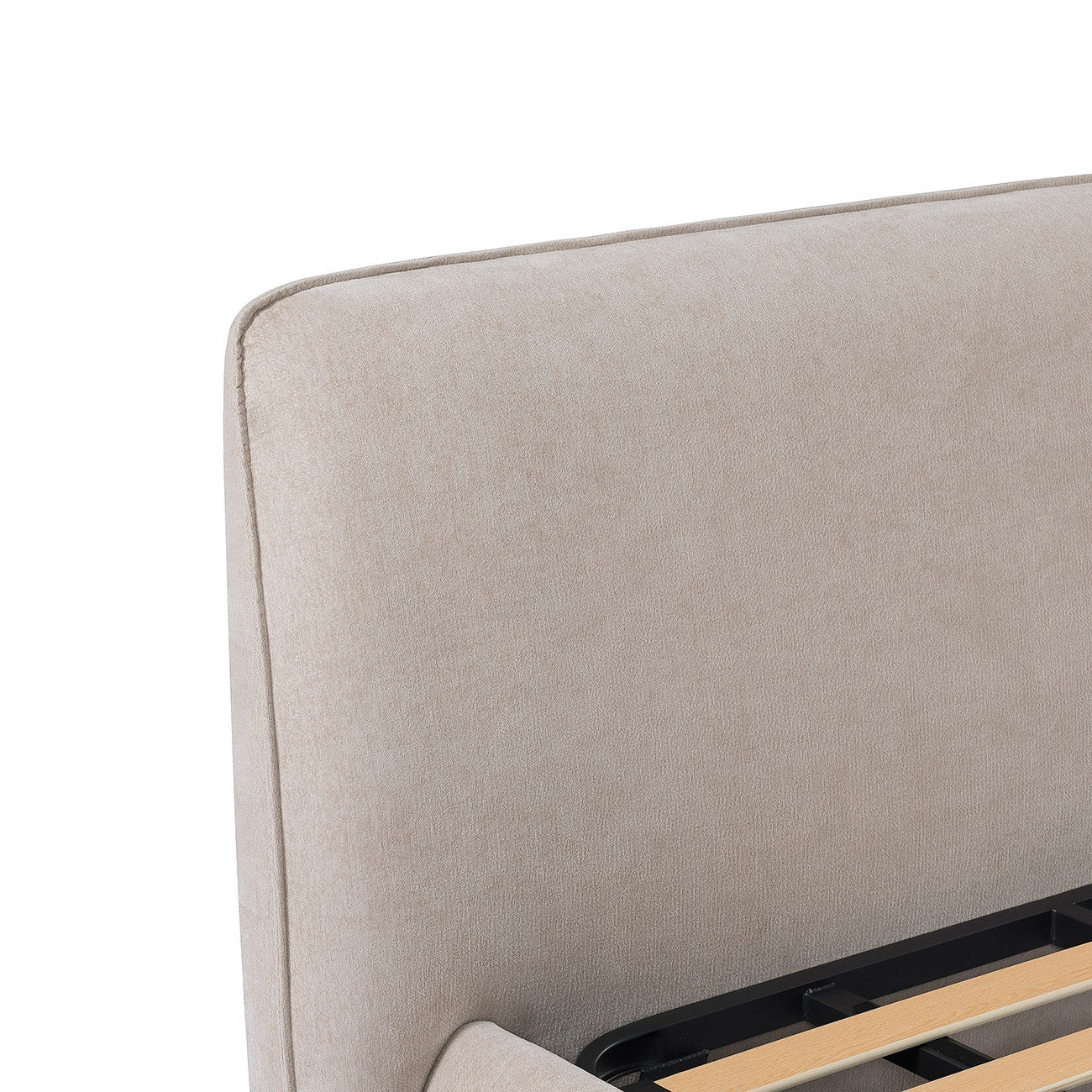 Libra Interiors Darley King Sized Bed Frame – Beige - Image 4