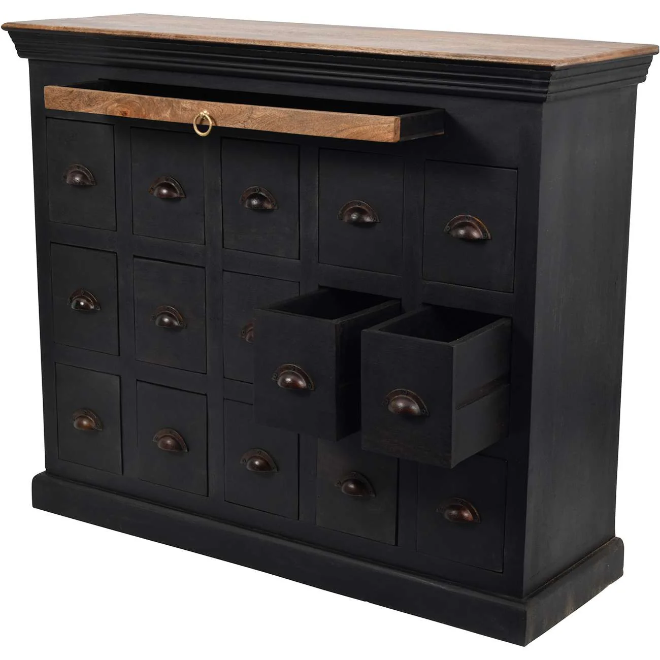 Libra Interiors Hoxton II Antique Chest - Image 2