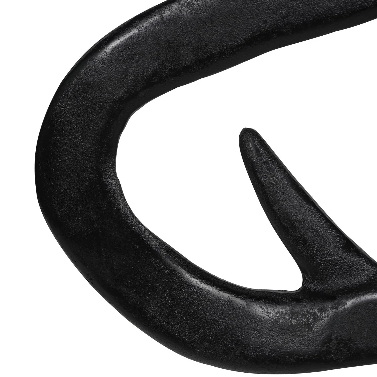 Libra Interiors Large Isla Sculpture – Black Aluminium - Image 3
