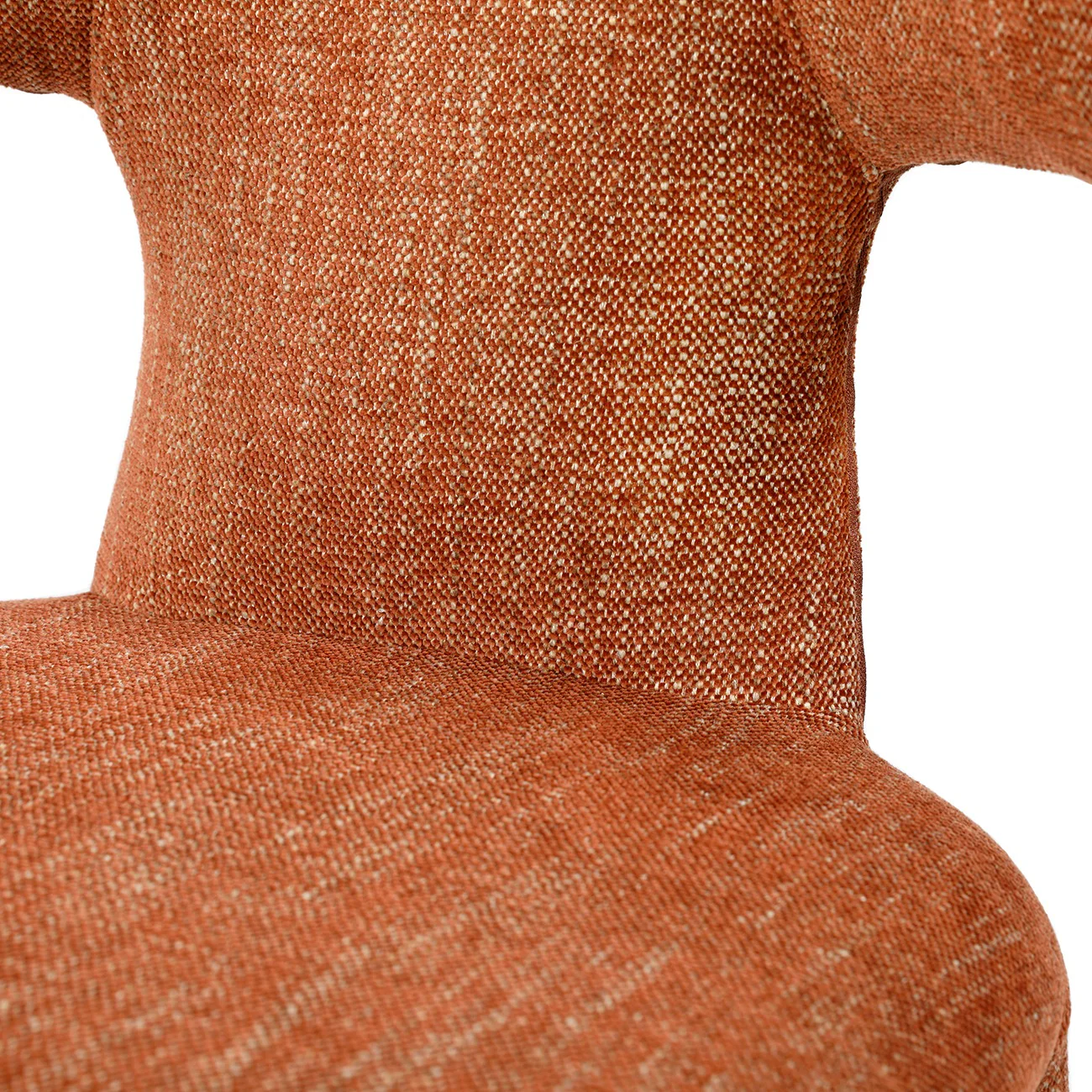Libra Interiors Milo Curved Back Dining Chair – Brown - Image 5