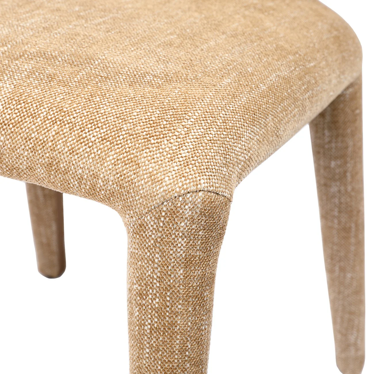 Libra Interiors Milo Curved Back Dining Chair – Wheat Beige - Image 6