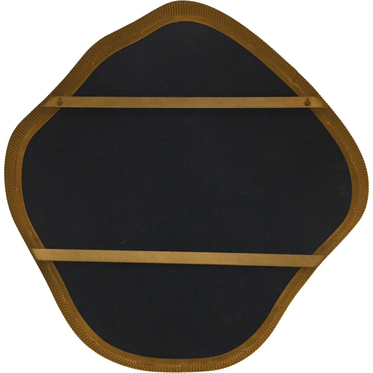 Libra Interiors Organic Mirror in Aged Champagne – Large - Image 3