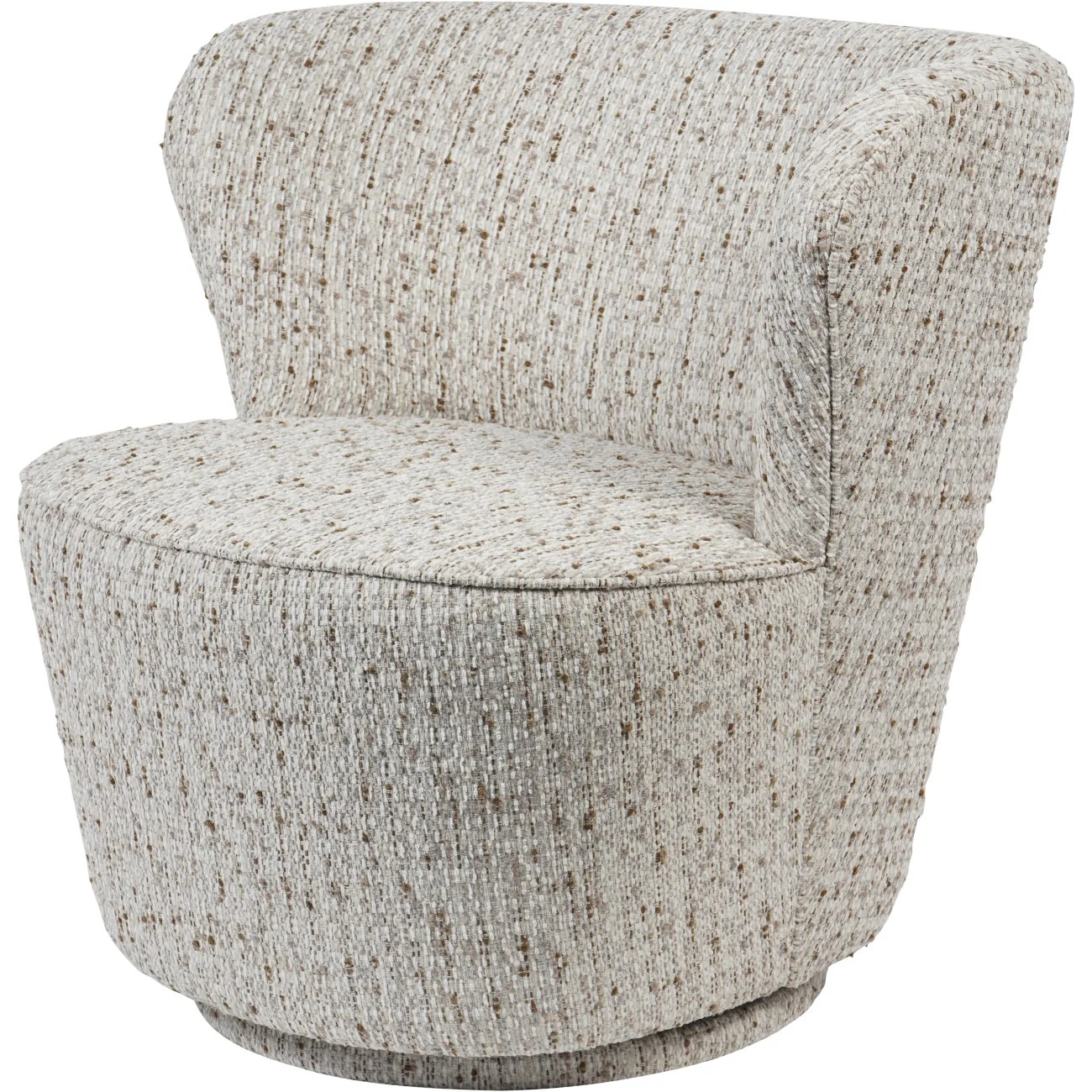 Libra Interiors Roehampton Swivel Chair – Natural