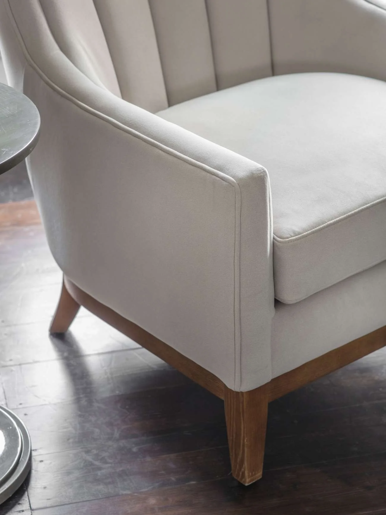 Libra Interiors Rothbury Occasional Chair – Taupe - Image 5