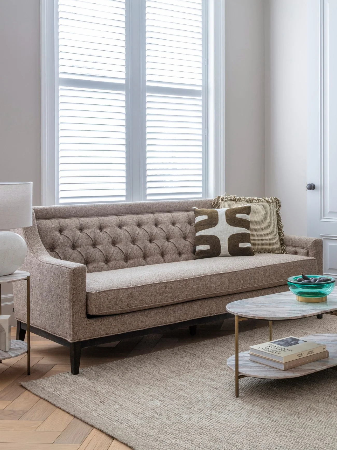 Libra Interiors Theodore Sofa – Dark Taupe - Image 5