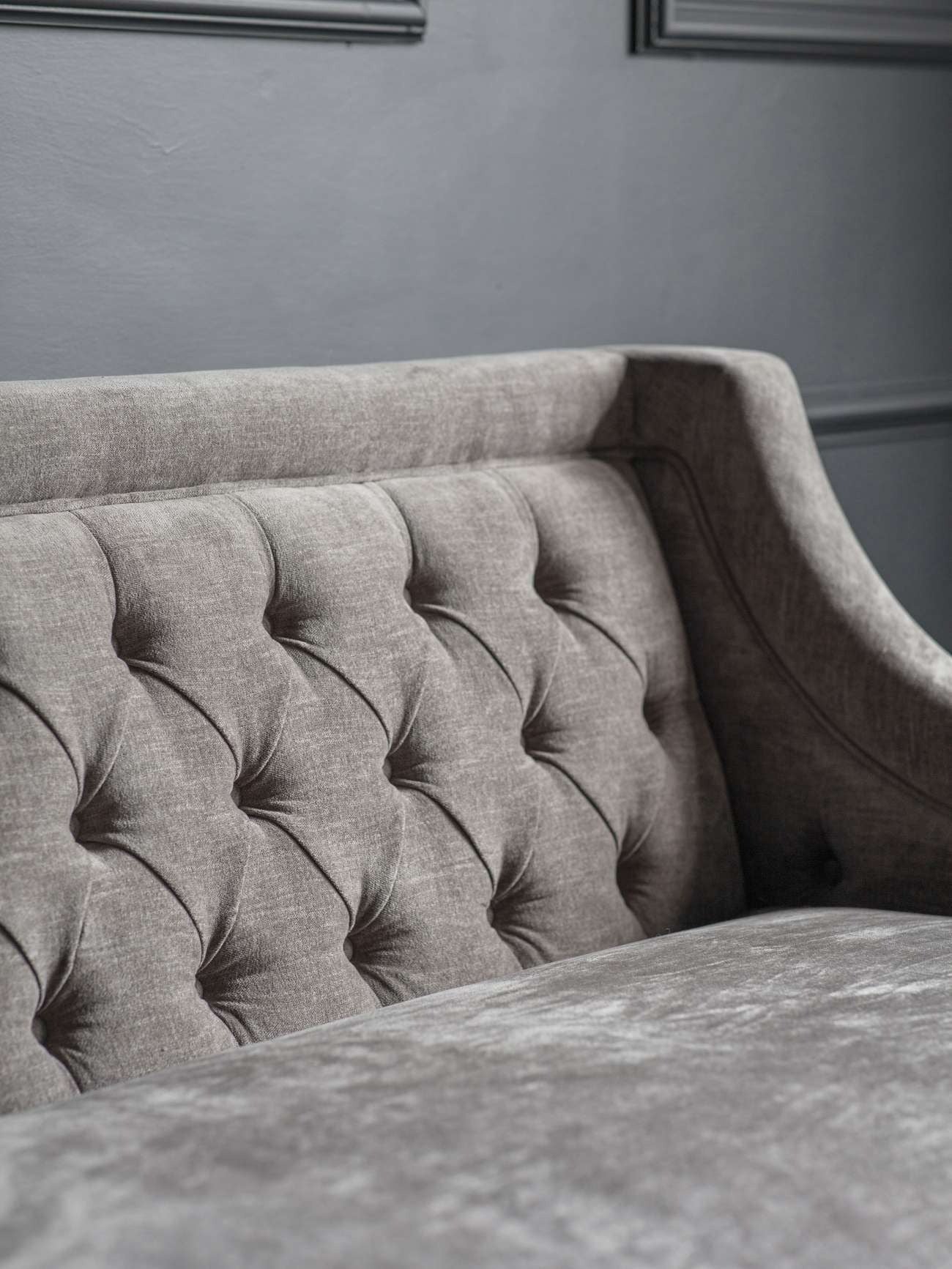 Libra Interiors Theodore Sofa – Warm Grey Fabric - Image 4