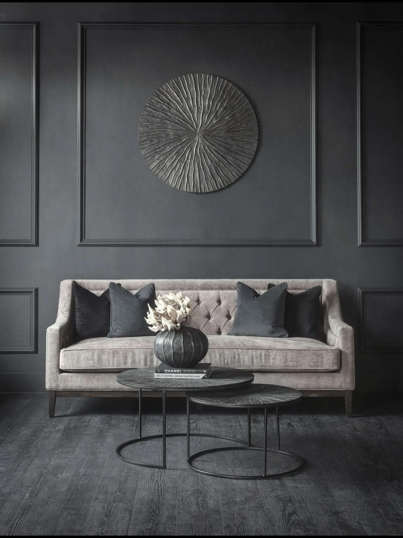Libra Interiors Theodore Sofa – Warm Grey Fabric - Image 6