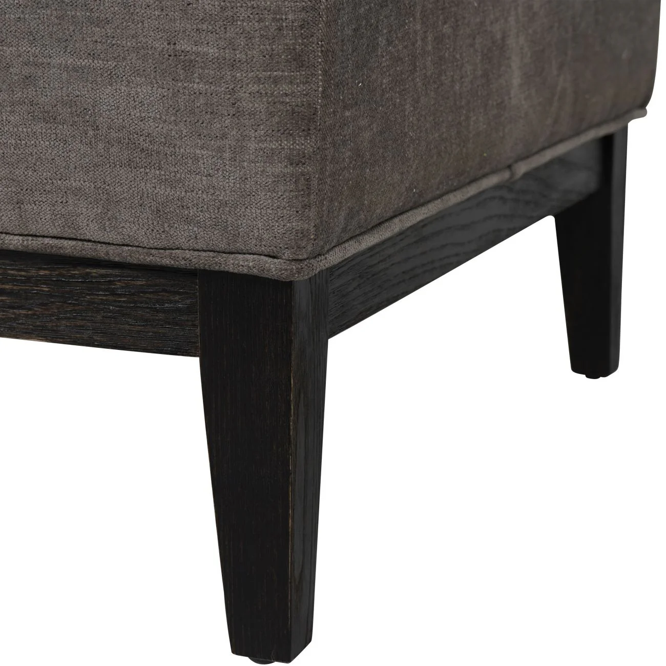 Libra Interiors Theodore Stool – Warm Grey Fabric - Image 5