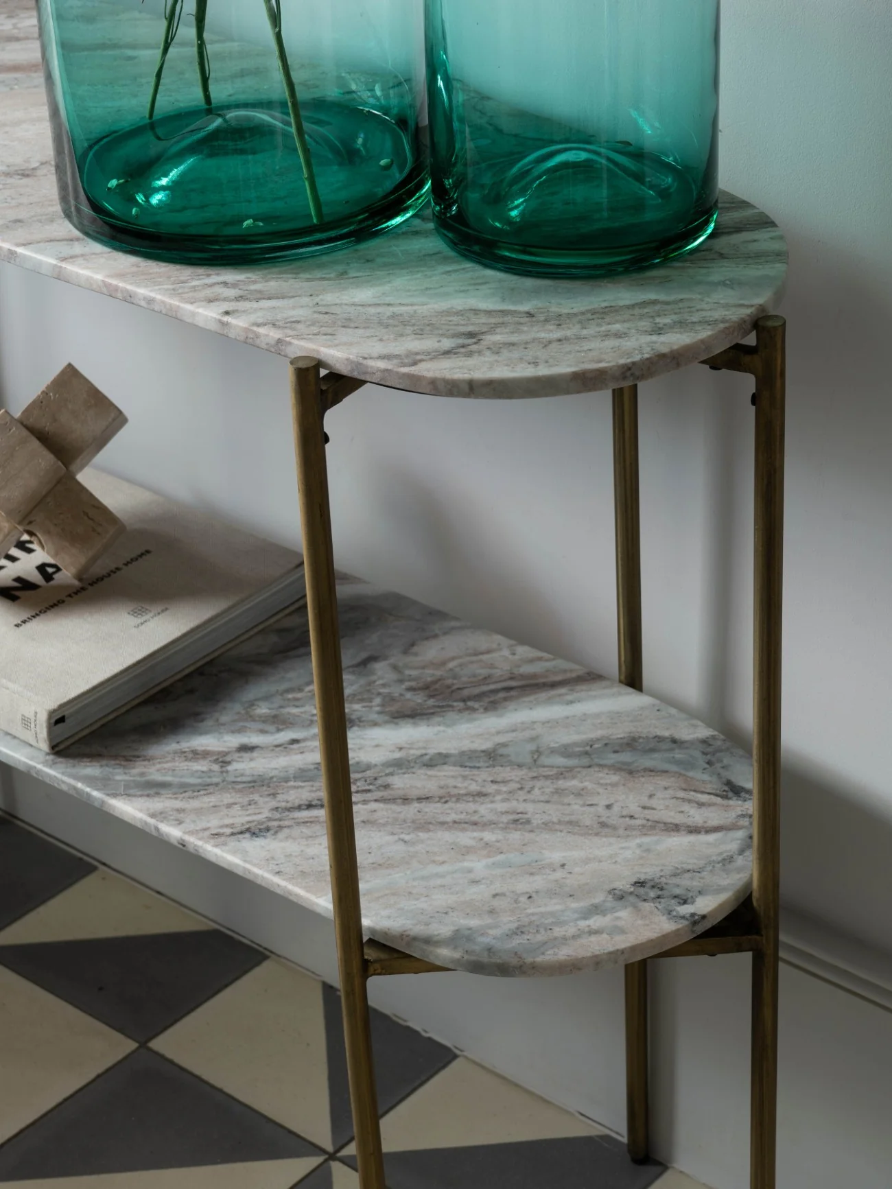 Libra Interiors Toronto Marble Console Table - Image 4