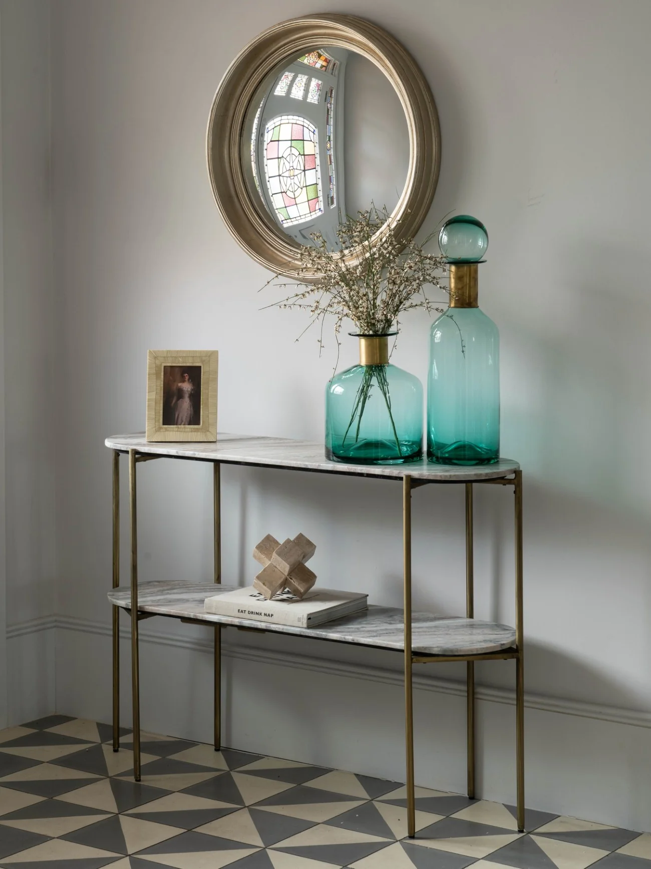 Libra Interiors Toronto Marble Console Table - Image 6