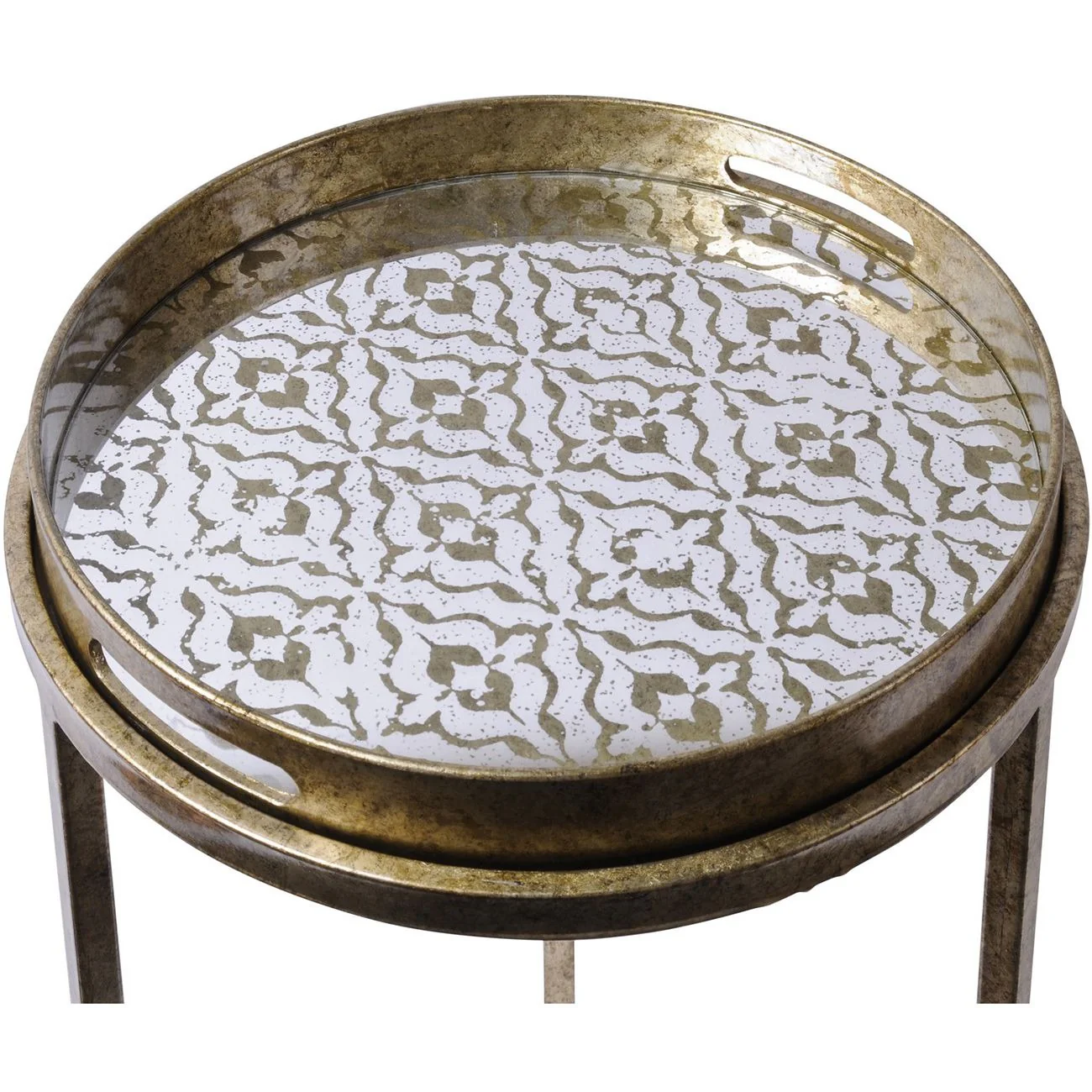 Libra Interiors Vienna Diamond Side Table – Set of 2 - Image 2