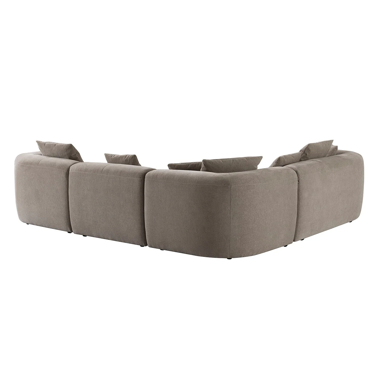 Libra Interiors Wicklow Sectional Sofa – Natural Chenille - Image 3