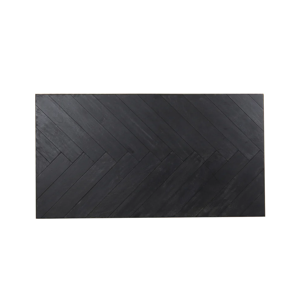Light & Living Chisa Coffee Table in Black and Antique Bronze - Image 4