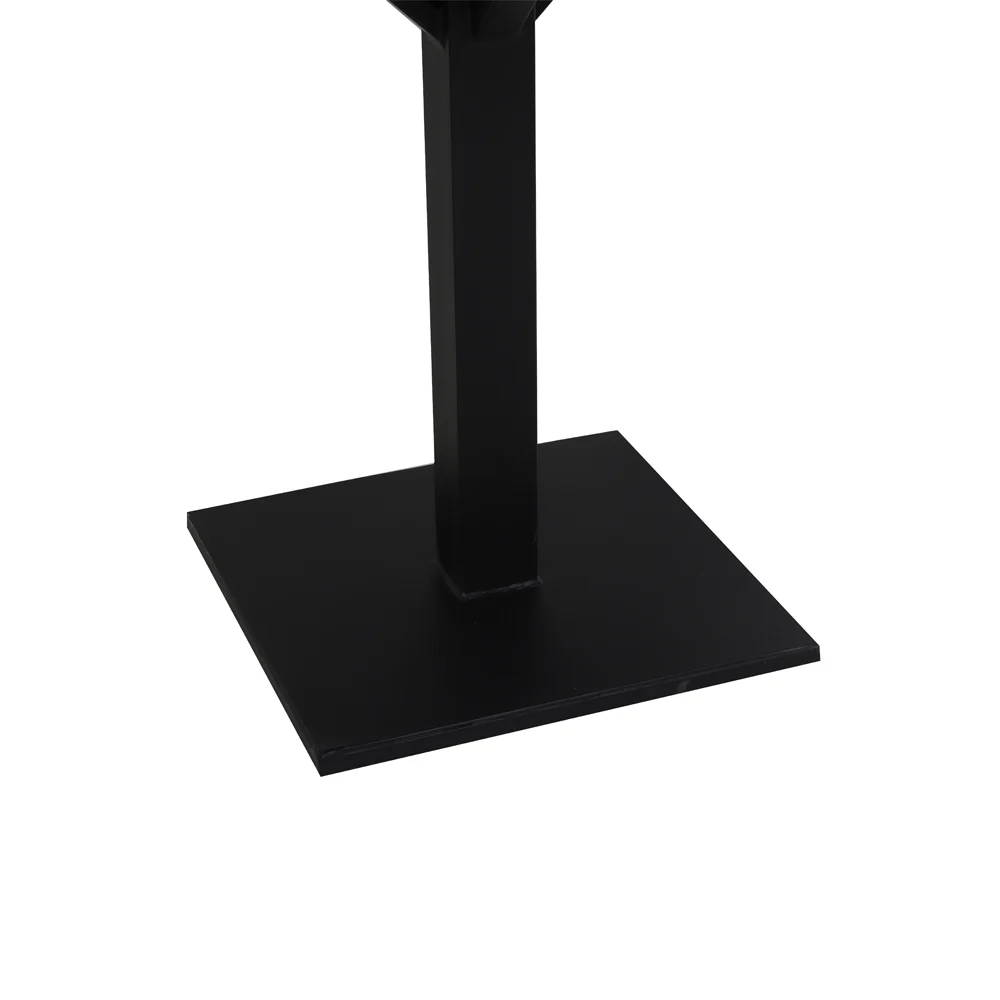Light & Living Chisa Dining Table with Brown Wooden Top - Image 4