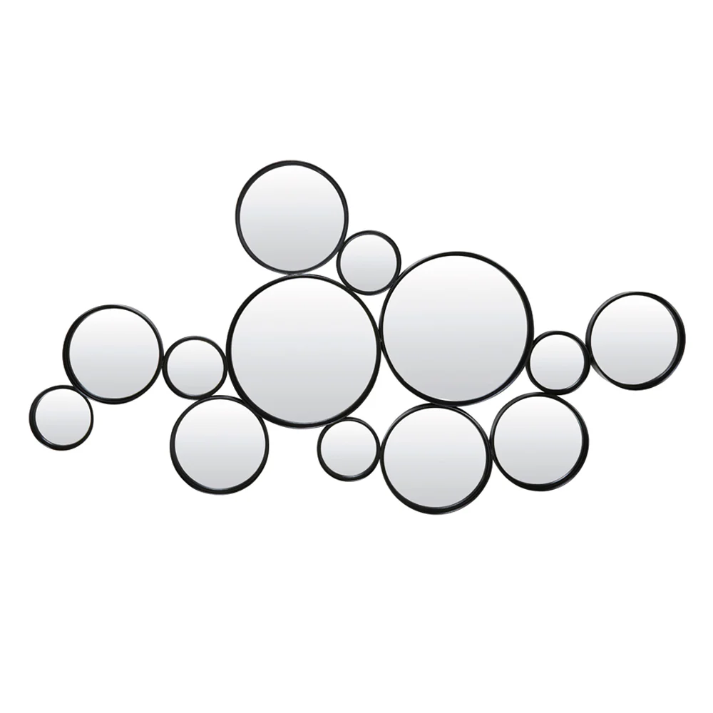 Light & Living Cielo Mirror with Black Circles - Large - Image 2