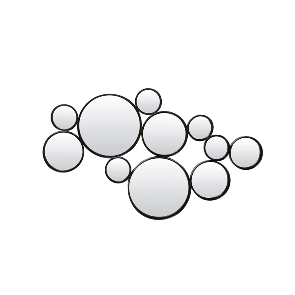 Light & Living Cielo Mirror with Black Circles - Small - Image 2