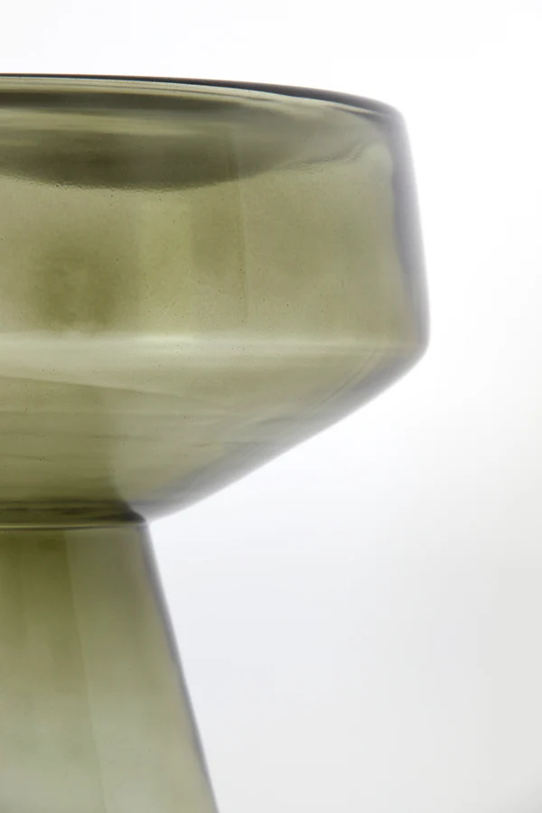 Light & Living Dakwa Side Table in Grey-Green Glass – Excess Stock - Image 4