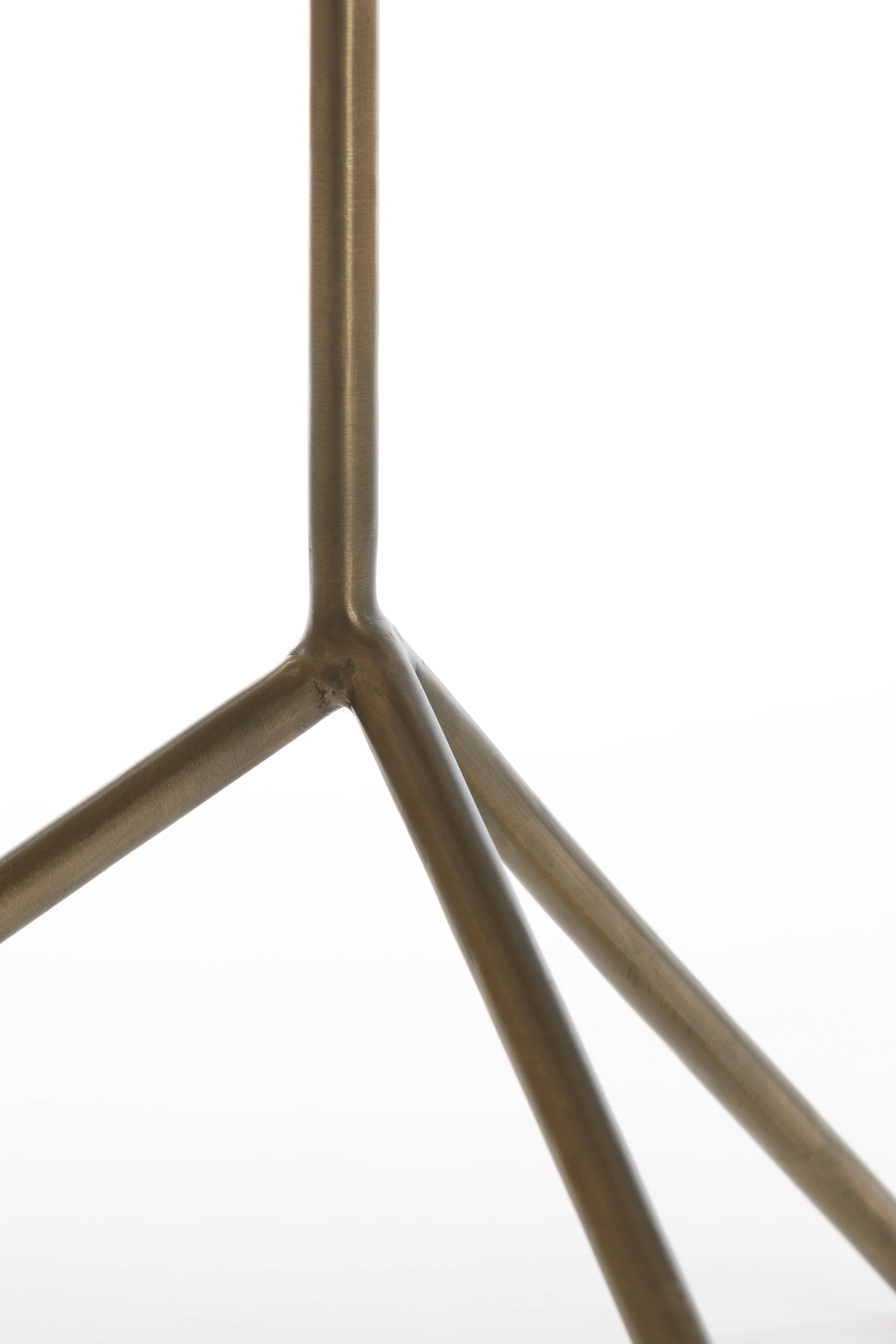 Light & Living Gimi Side Table in Antique Bronze and Cream Travertine - Image 7