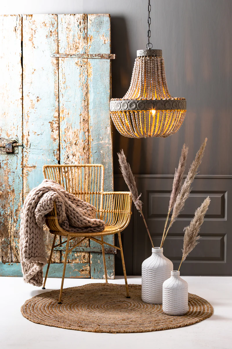 Light & Living Luna Beaded Hanging Lamp - Image 7