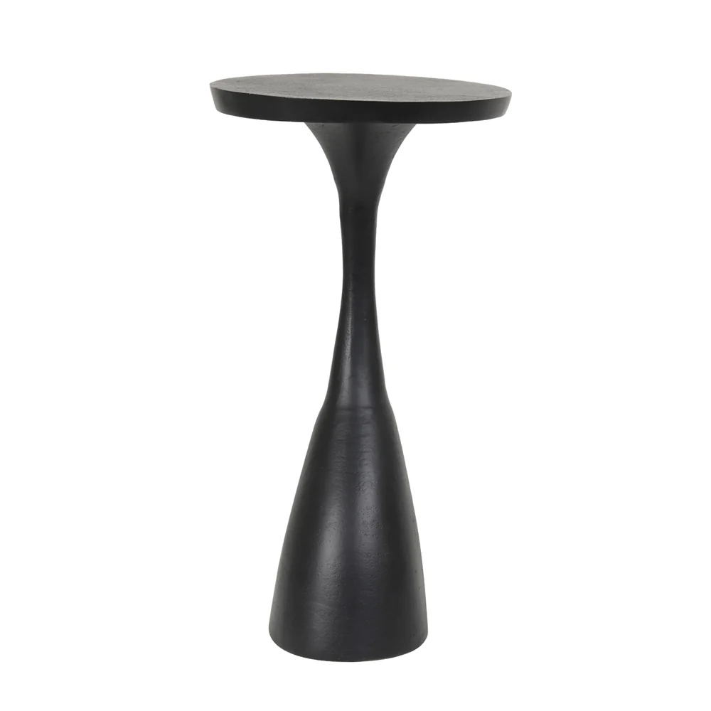 Light & Living Macau Side Table in Matt Black Colour - Image 2