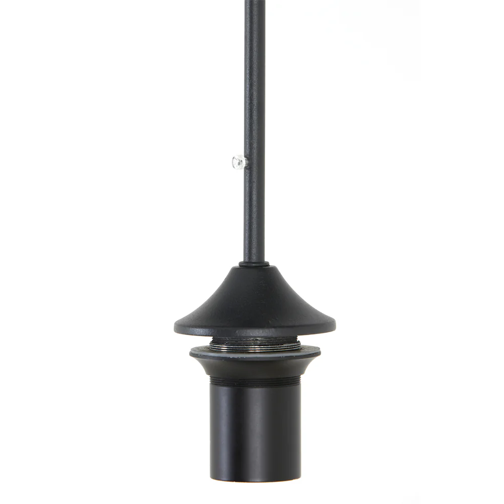 Light & Living Mayson Hanging Lamp in Matt Black and Smoked Glass – 10 Lights - Image 6